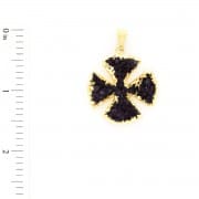 Druzy Shape - Maltese Cross - 7091