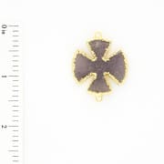 Druzy Shape - Maltese Cross - 7092