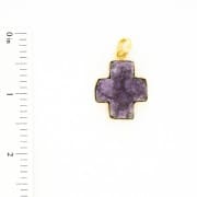 Druzy Shape - Square Cross - 7096