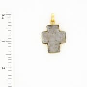 Druzy Shape - Square Cross - 7098