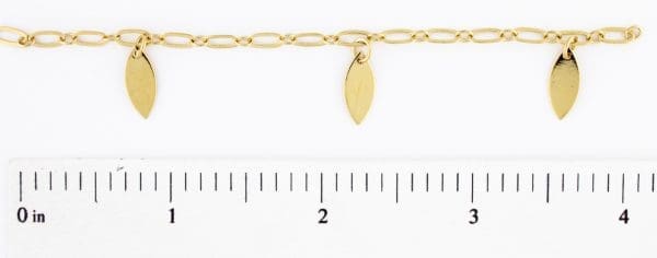 Jasmine small with Leaf Dangle large