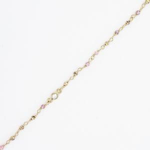 Mini Pink Quartz plus 3mm CZ Connectors