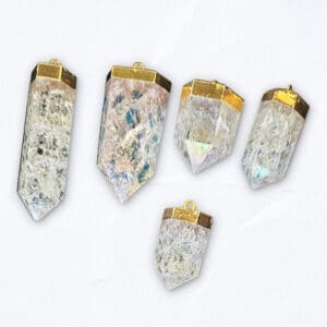 Cracked Ice Quartz Points