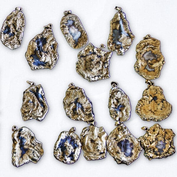Druzy Geode Pendants